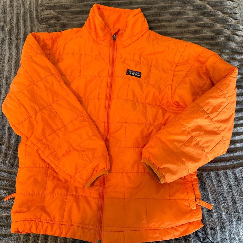 Patagonia Kids Bright Orange Raincoat